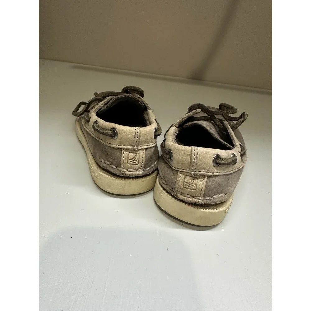 Sperry Top Sider Authentic Original Slip On Boat Shoe Leather Toddler‎ 7.5m